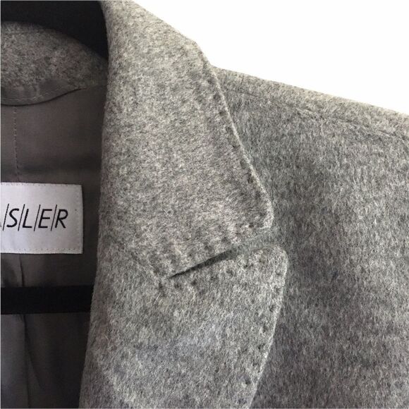 BASLER Wool Angora Blazer Grey 8 - Picture 3 of 6